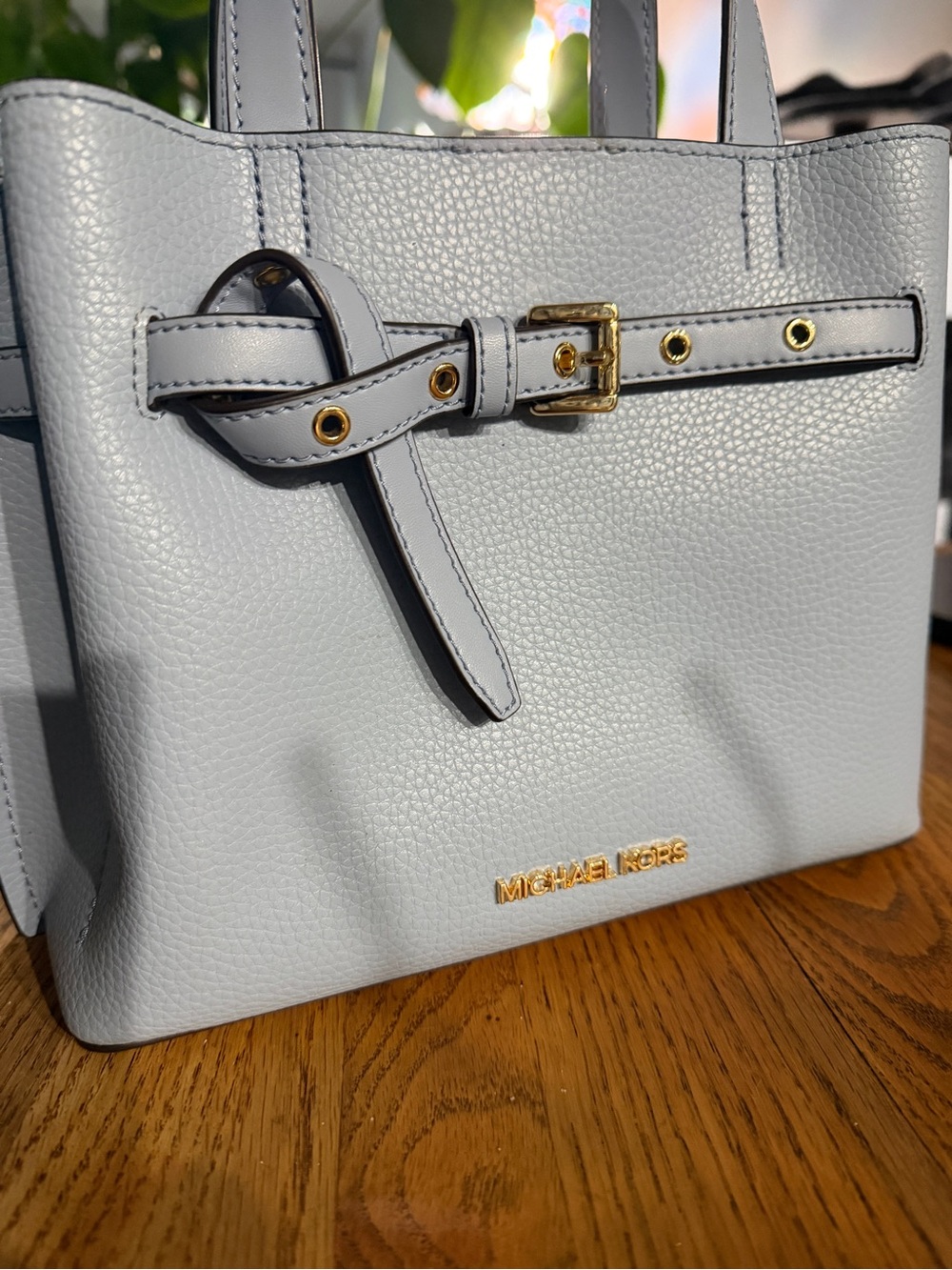 Michael Kors Emilia Small Pebbled Leather Satchel
